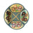 Hand-Painted Tole Fruit Centerpiece Bowl