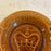French Sarreguemines Advertising Ashtray Dish for French Brewery Champigneulles: Brown
