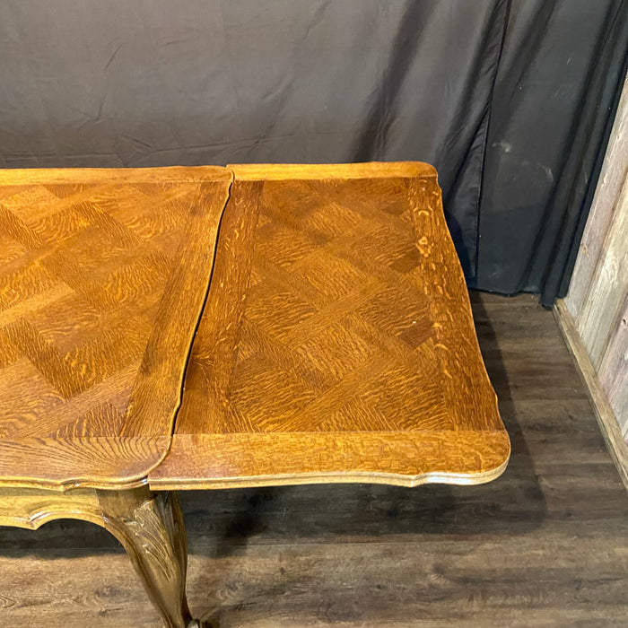 French Louis XV Dining Table with Two Leaves
