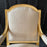 Pair of French Louis XVI Neoclassical Gold Gilt and Original Paint Armchairs or Fauteuils