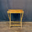 Pair of Midcentury Tortoiseshell Bamboo Folding Chairs with Bamboo and Rattan Tray Table