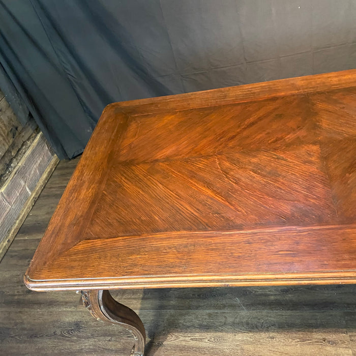 French Louis XV Dining Table with Museum Quality Carving