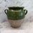 French Confit Pot with Green Glaze from the 19th Century #9067