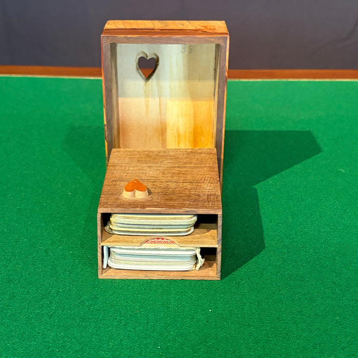 French Marquetry Belle Epoque Game Table, Accent Table, or Occasional Table and with Original Game Pieces