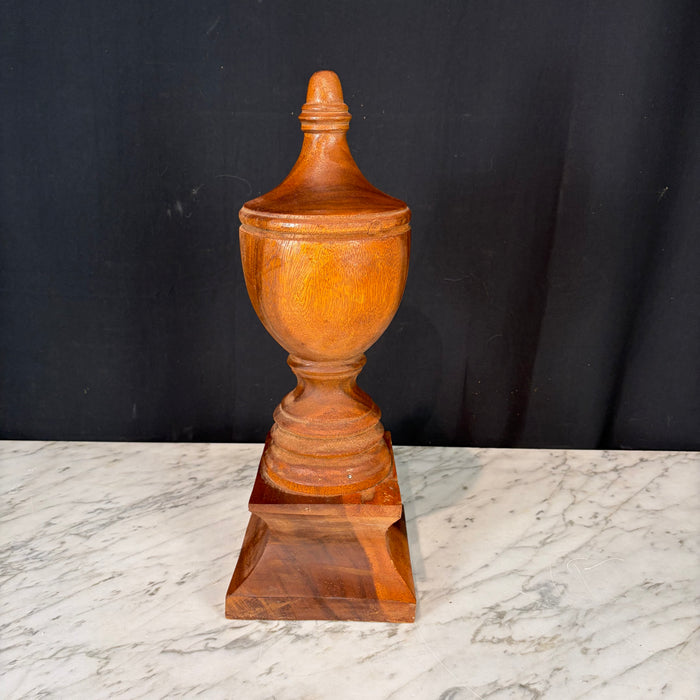 Large Architectural Wood Turned Finial