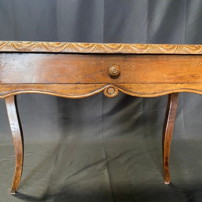 Antique 19th Century French Provincial Country Side Table, End Table or Petite Writing Desk