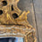 French 19th Century Louis XVI Gold Gilt Wood Bridal Mirror