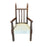 Antique Child’s Turned Wood Bobbin Spindle Armchair Nursery Chair with Finial Posts