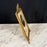 Antique French Ornate Gilt Metal Photo Frame with Original Portrait & Pressed Edelweiss