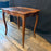 Antique French Louis XV Side Table or Desk with Inlaid Embossed Leather Top