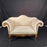 French Sofa or Loveseat Louis XV Triple Arched with New Upholstery