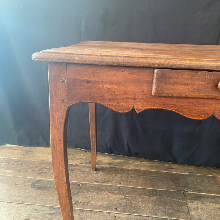 French Louis XV Walnut Side Table, Desk or Writing Table 19th Century