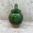 French Antique Green Glazed Gargoulette - Antique Provencal Pottery Jug with Lid