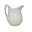 English Ironstone Pitcher by Thomas Hughes & Son with Leaf Detail
