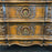 French Louis XV Carved Oak Provincial Country Commode or Chest of Drawers