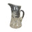 Hand-Blown Etched Glass Water Pitcher