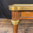 Classic French Louis XVI Marble Top Coffee Table with Brass Border from Paris, France by Mercier Freres