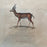 French Antique 18th Century "Antilope" Engraving Hand Colored Artwork