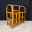British Style Burnt Bamboo Magazine Rack