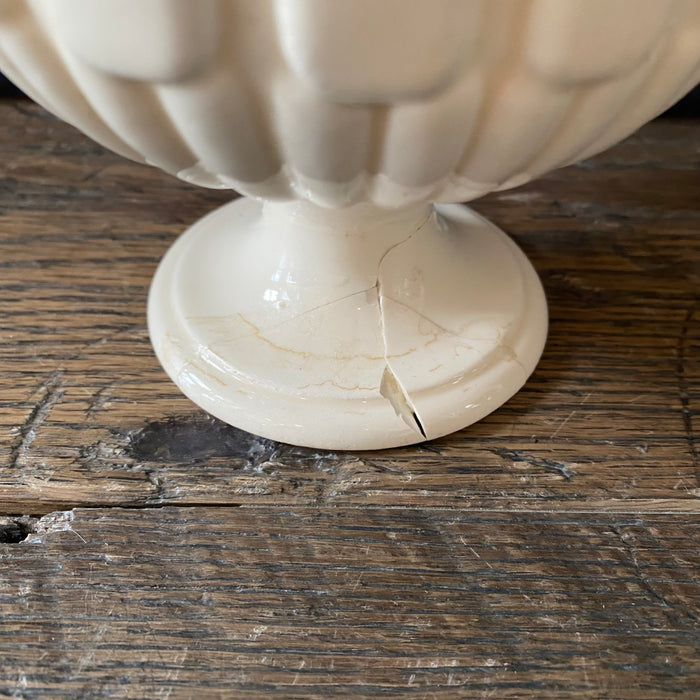 Antique Italian Apothecary Jar Venetian Malva Porcelain Urn Large