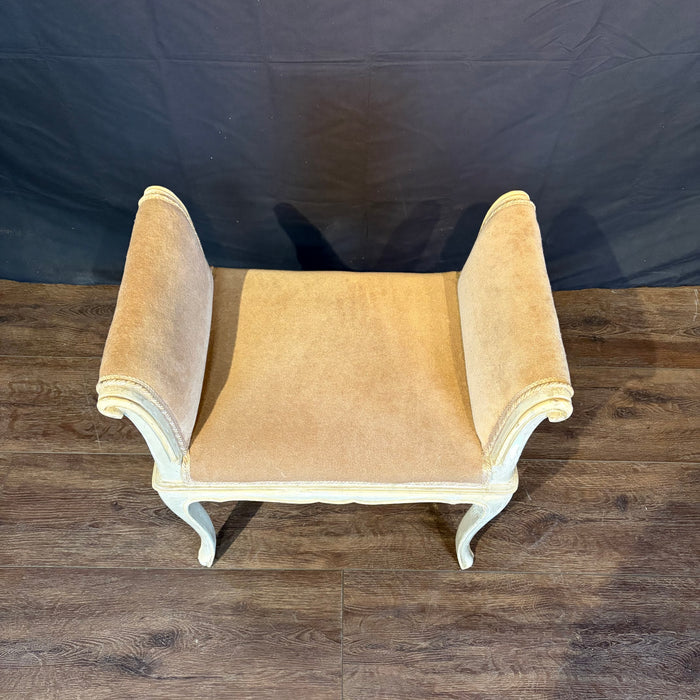 Antique French Painted Louis XV Banquette Bench
