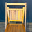 Set of Mid-century vintage wooden stackable folding chairs from Maine from the 1940s