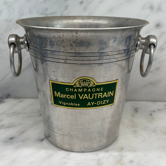 French Vintage Marcel Vautrain Vignobles AY-DIZY Champagne or Ice Bucket or Cooler