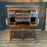18th Century Spanish Baroque Walnut Bargueno or Vargueno Fall-Front Writing Desk Cabinet Spanish Cabinet "Bargueño" or Vargueno on Stand, Original Wrought Iron and Keys