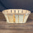 Wooden Fruit Basket with Top from France Marque Depose Mussy