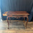 19th Century French Louis XV Carved Walnut Side Table or Desk Hoof Feet