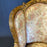 Pair of French Louis XV Giltwood Bergere Armchairs or Wingback Chairs with Carved Floral Motifs