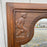 French Carved Wall Mirror Made of Boule Tournament Game Score Board Cabinet