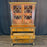 Early 19th Century English Regency Faux Rosewood Secretary Bookcase with Writing Drawer