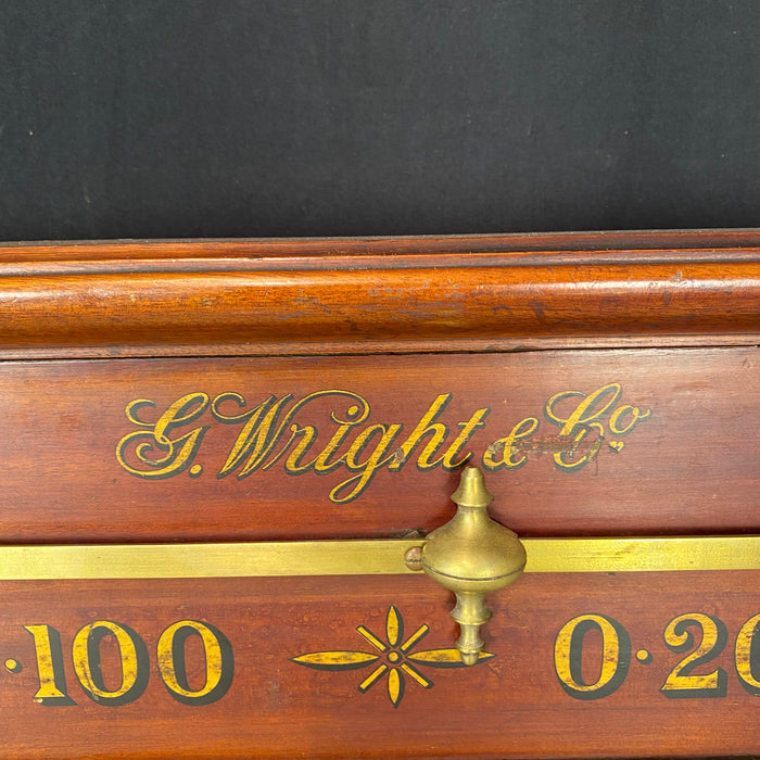 Antique Billards Snooker Score Board by G. Wright & Co London