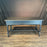 Antique French Louis XVI Desk, Console, Desk, Sofa Table, Kitchen Island or Dining Table Painted Ebony