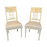 Pair of Early 19th Century French Directoire Period Painted Side Chairs with New Upholstery