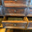 18th Century Spanish Baroque Walnut Bargueno or Vargueno Fall-Front Writing Desk Cabinet Spanish Cabinet "Bargueño" or Vargueno on Stand, Original Wrought Iron and Keys