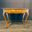 Antique French Louis XV Walnut Side Table, Writing Table or Desk with Cabriole Legs and Hoof Feet