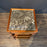 French Louis Philippe Etagere, Side Table, Accent Table or Nightstand with Inset Marble Top