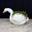 Painted Stone Swan Planter