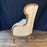 Antique French Louis XVI Armchair or Bergere Chair with New Upholstery