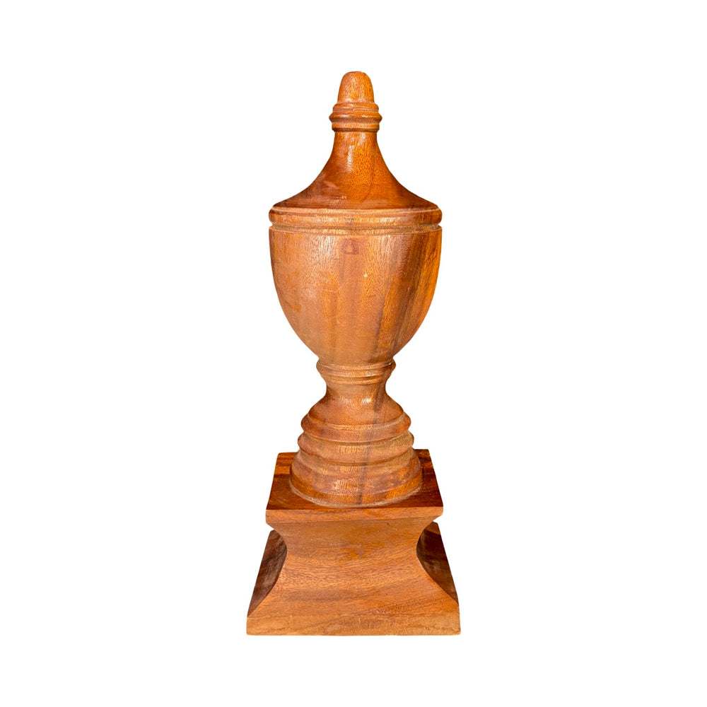 Large Architectural Wood Turned Finial
