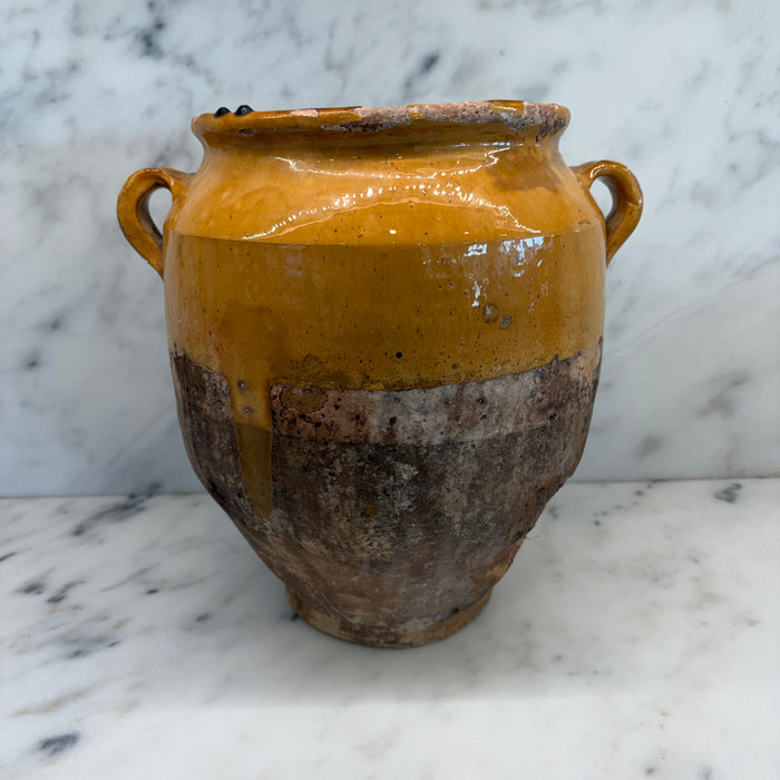 French Yellow Confit Pot #9064