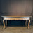 19th Century French Provincial Farmhouse Dining Table from Provence with Cabriole Legs and Scalloped Apron