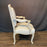 French Pair Louis XV Armchairs or Fauteuils 19th Century Painted