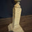 Pair of Monumental 19th Century French Carved Architectural Wood Church Altar Candlesticks with Barley Twist Columns, Almost 4 Feet Tall