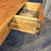 French Provincial Farmhouse Dining Table with Two Drawers 19th Century