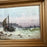 19th Century Coastal Seascape Pastel Painting with Rocky Coast by Listed Artist Clarence E. Braley (1854-1927)