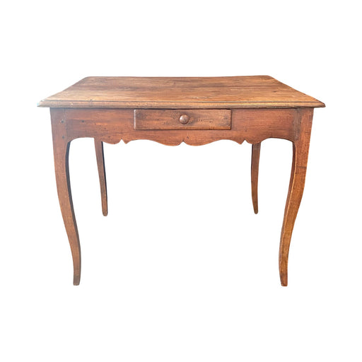 French Louis XV Walnut Side Table, Desk or Writing Table 19th Century