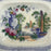 Antique English Staffordshire Parma Hand Painted Serving Platter Livesley Powell & Co 1850s